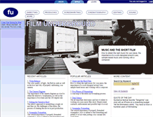 Tablet Screenshot of filmunderground.com